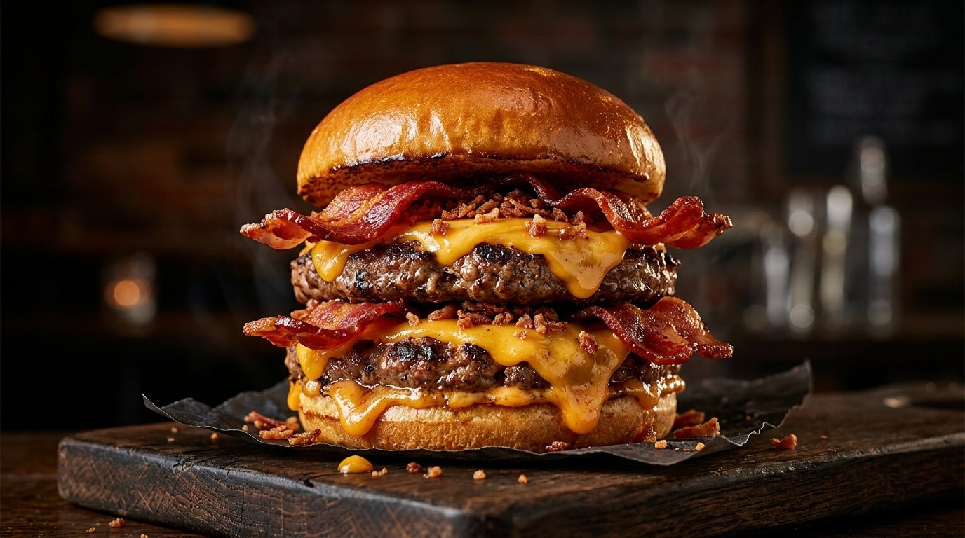 Double Bacon Cheddar Monster
